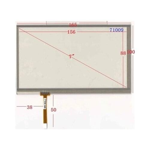 71009 New 7 inch touch screen 165*100 mm GPS industrial control high quality touch screen