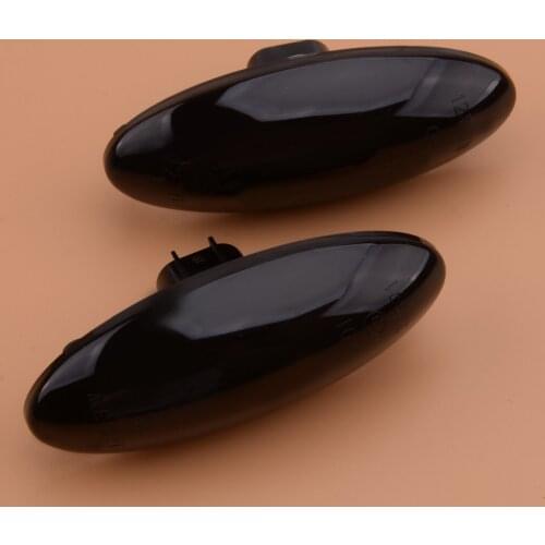 Beler 2 Pin 2Pcs/Set 12V DC LED Side Indicator Light Turn Signal fit for Toyota Yaris RAV4 AURIS COROLLA Smoke Lens