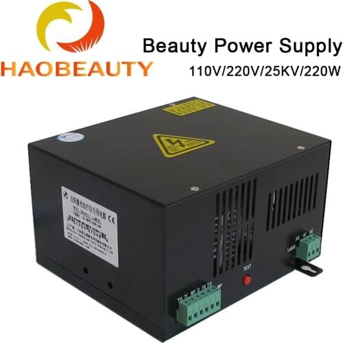 HaoBeauty Dot Matrix LASER Beauty Power Supply Dot Matrix CO2 Laser Power Supply 110V 220V 25KV 20MA 220W 47-440Hz