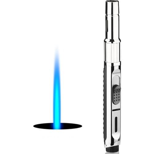 Butane Torch Turbo Candle Lighter Kitchen Cooking Gas Lighter Jewelry Welding Cigar Smoking Lighters Metal Cigarette Lighters