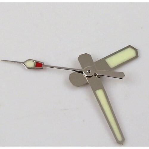 C3 Super luminous green watch hands parts fit for SKX 4R35 7S26 NH35 NH36 automatic movement wristwatch needles replacement