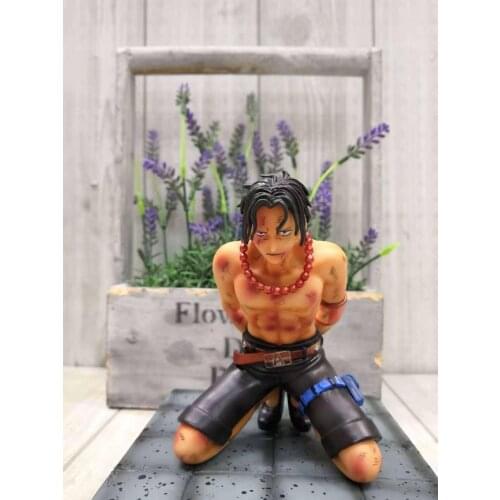 16cm Anime GK Top Resonance Ace Prisoner Ace Kneeling PVC Action Figure Collection Model Toys Gifts
