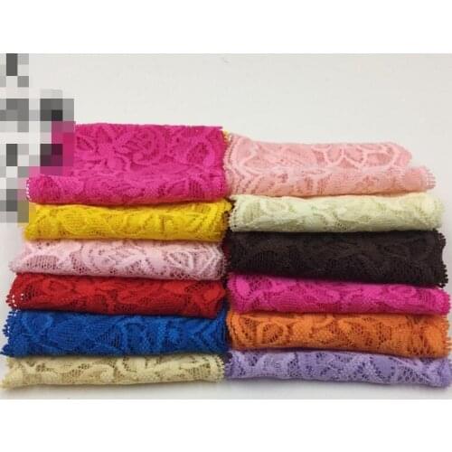 1meter 8cm Width Spandex Elastic Stretchy Lace Trim DIY Crafts Fabric for Dress Underwear Shorts Clothing Decoration Lace Ribbon
