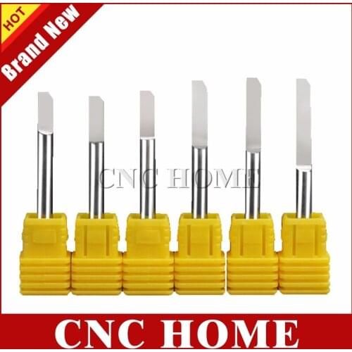 1pc 4/6mm SHK Straight Engraving Bits CNC Milling Cutters Carbide Carving Tools for Wood PVC Acrylic CNC Router Bit