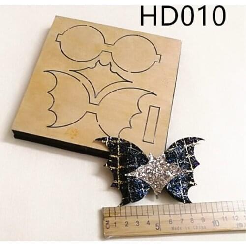 HD010 Halloween bow cutting die wooden mold