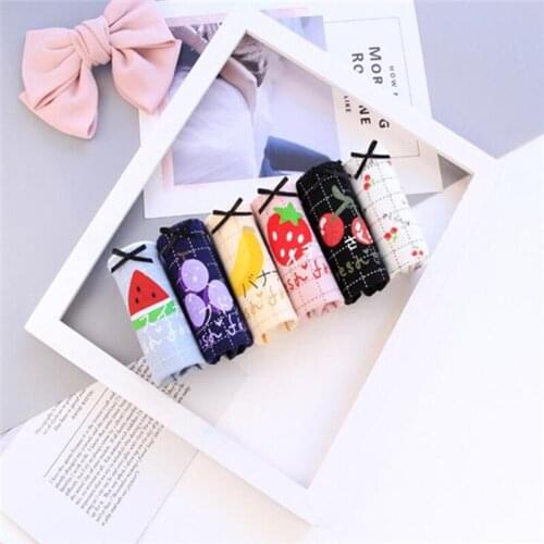 Cotton Panties girls underwear Briefs for Girls Panty Mid-Waist girls panties Underpants kids underwear 7pcs/lot SQ-030-7