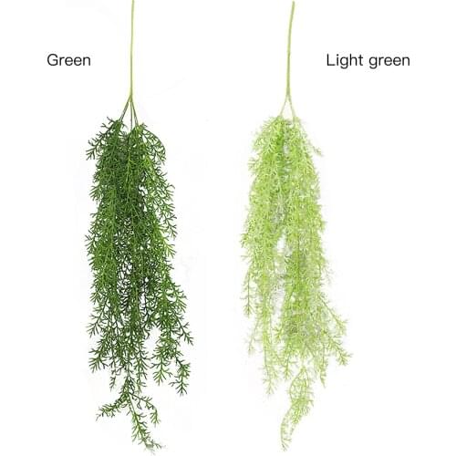 1pcs Artificial Leaf Plants Artificial Flowers Wreath 110CM Plastic Fake Flower Party Wedding Decoration