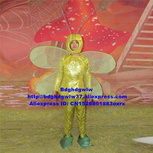 Dragonfly Fly Mosca Glowworm Fireworm Firefly Insect Mascot Costume Adult Character Brand Planning Attract Popularity zx2271