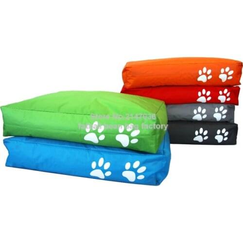 Two paw printed bean bag dog beds, extra large pet sleeping cushion , waterproof comfort pet bedding