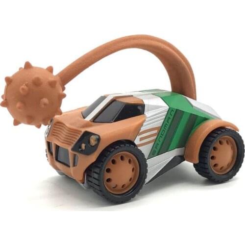 6cm Diecast Childrens Toys Meteor Hammer Gliding Car Fall Resistance Pocket Car Collection Model Birthday Present for Boys