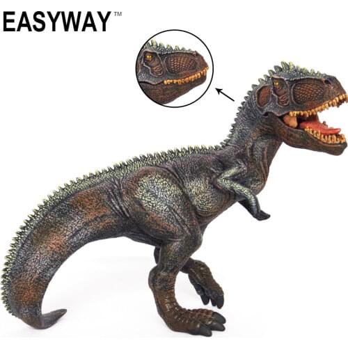 Mr.Froger Giganotosaurus model toy Jurassic Dinosaur Children Animal Model Toys Science Education Solid plastic PVC Collection
