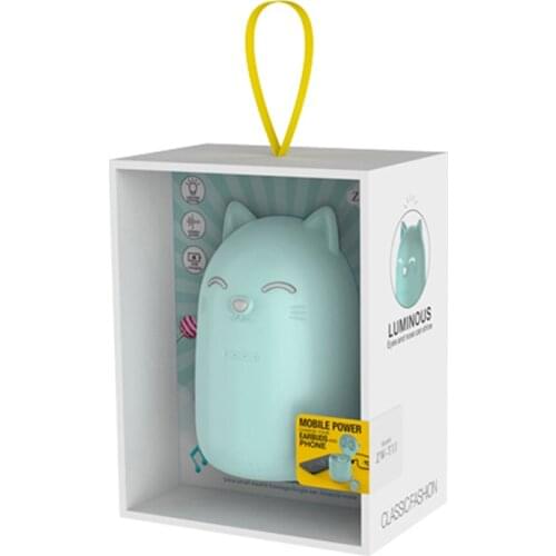 2020 Original product wireless earphone bluetooth5.0 headset Cute kitten appearance Macaron color 2000mAh battery for girl women