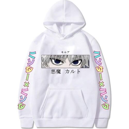 2021 New HUNTER x HUNTER Sweatshirt Killua Leorio Kurapika Gon Hisoka Hoodie Pullover men/women sweatshirt Casual Tops Oversized