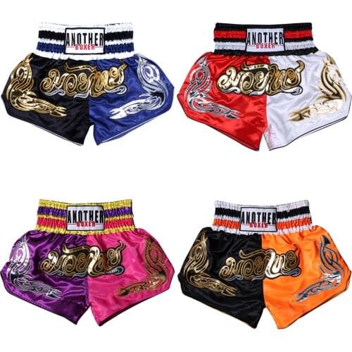 Kick Box Pants Muay Thai Shorts Women Men Children Sanda Boxing Suits MMA Fight Grappling Competition Match Training Clothing