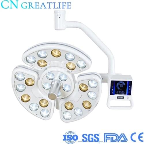 Dental Chair Operation Lighting Implant Shadowless Lamp Dental Led Operation Light Surgical Light for Hospital Clinic Dental