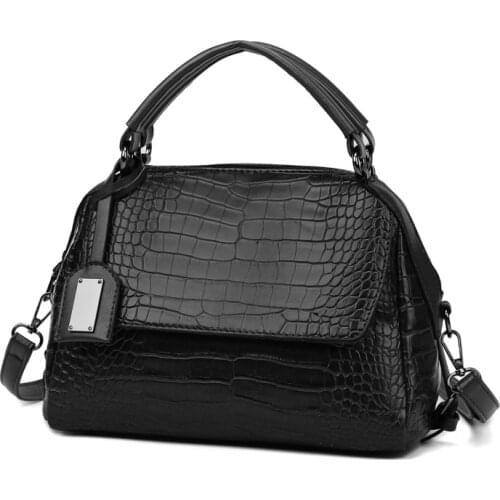 Women Fashion Crossbody Bag for Women 2021 New Ladies Designer Luxury Crocodile Pattern Bags High Quality Leather Bags