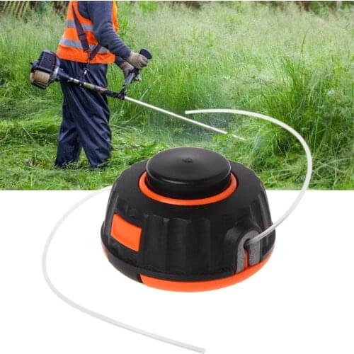 Universal Garden Trimmer Head Line Pump 2 Lines Strimmer Brush Cutter Lawn Mower