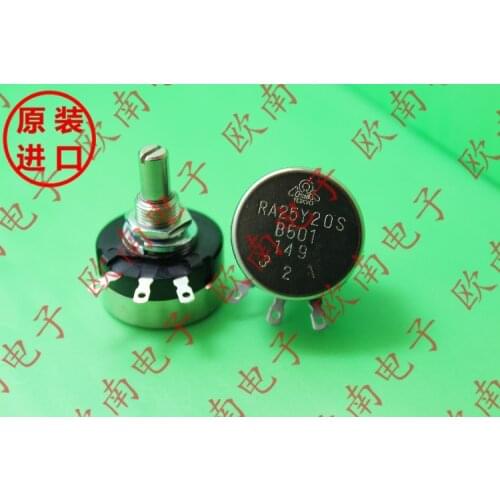 [VK] Japan TOCOS lap potentiometer RA25Y20S RA25Y 20S B501 500R shaft 20mm switch