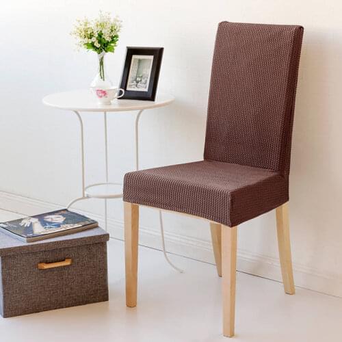 YLW Solids Family Chair Covers Comfortable Waterproof Polyester Chair Covers Soft Decorative Chair Covers Spandex