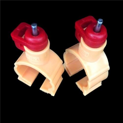 100 sets New Chicken waterer 25 mm Nipple Hanging Cup Animal feeder Chicken tool Free shipping