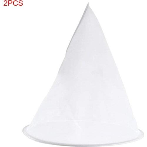 2 Pieces Nylon Fiber Honey Strainer Filter Net Impurity Filtering Fabric Bee Beekeeping Tools 35cm