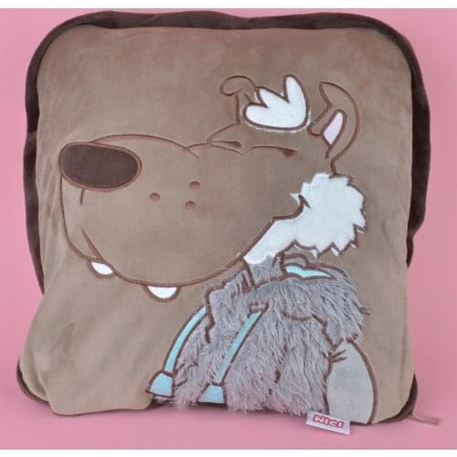 2 in 1 Multi-function Wolf Plush Cushion, Kids Child Plush Blanket Pillow Gift Free Shipping