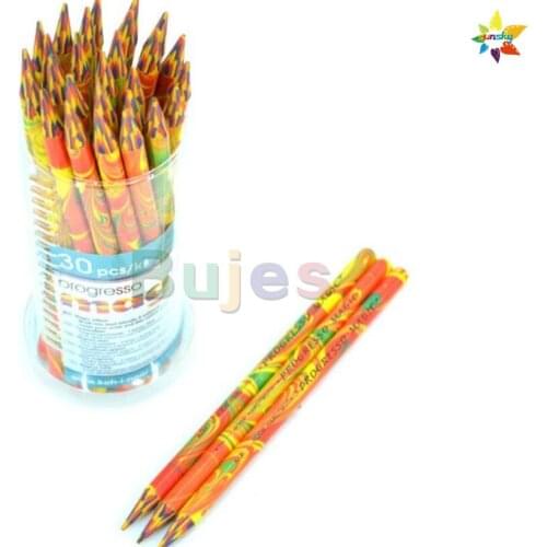 30pc KOH-I-NOOR woodless colored sticks Pencil Rainbow Color Pencil Painting Coloring pencil Art Set children magic drawing pens