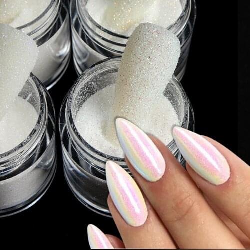 4pcs 0.1mm Ultra Fine Nail Art Glitter Nail Powder Shiny Spangle Dust For Manicure Nail Decorations Accessories Colorful Glitter