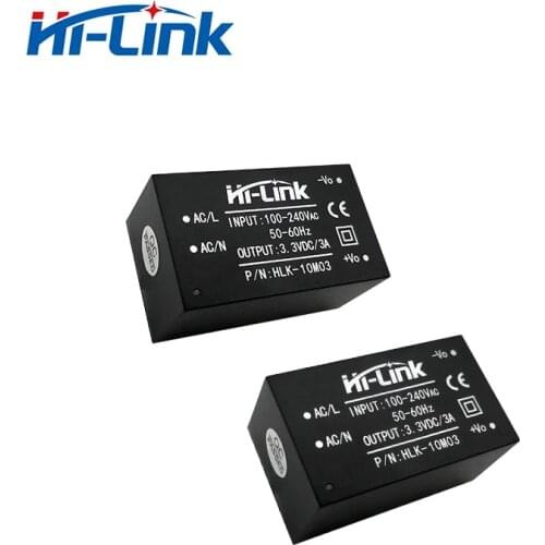 Free ship 5pcs/lot HLK-10M03 220V to 3.3V 3A ac dc converter power module power board controller