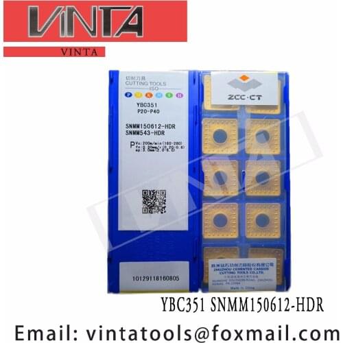 Free shipping high quality 10pcs/lots YBC351 SNMM150612-HDR cnc carbide turning inserts