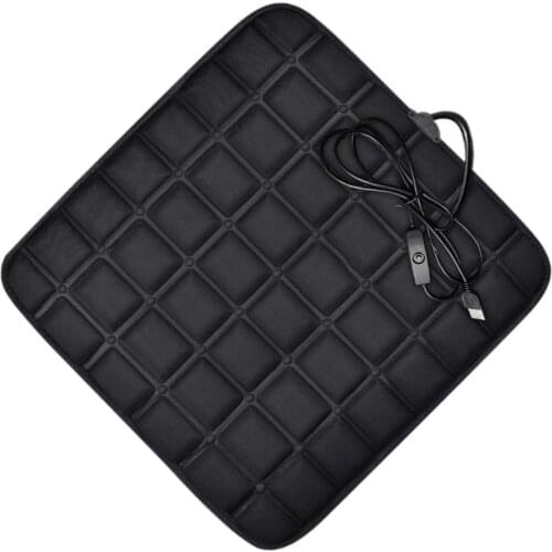 5V USB Electric Cloth Heater Pad Winter Car Heating Cushion Seat Household Cushion Car Driver Heated Seat Cushion