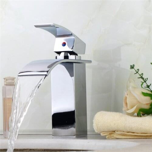 Epak Polished Chrome Bathroom Faucet Vessel Sink Basin faucet Mixer Tap Single Handle Lavatory Faucets Cold Hot Water taps