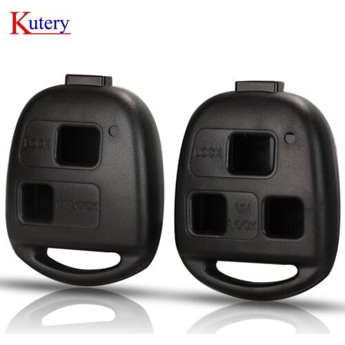 Kutery 30pcs 2/3BT Remote Car Key Shell + Pad For Lexus RX300 ES300 LS400 GX460 Toyota Corolla Land Cruiser YARIS CAMRY RAV4