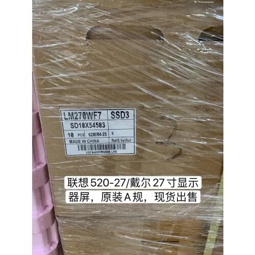 LM270WF7-SSD2 LM270WF7-SSD3 LM270WF7(SS)(D3) 27Inch LCD screen for Lenovo 520-27 SD10X54583