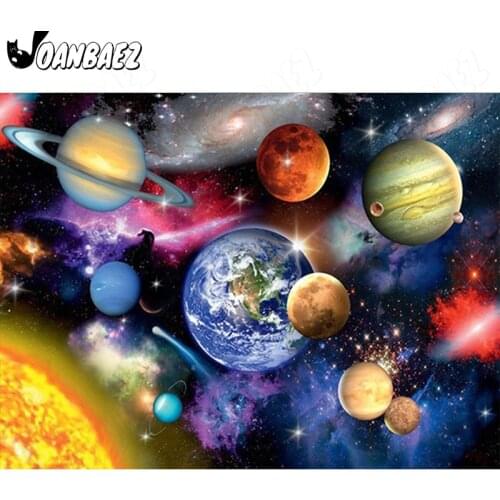 Planet Diamond Painting Color Fantasy Alien 5Ddiy Wall Art Cross Stitch Sticker Diamond Embroidery Room Decoration Gift