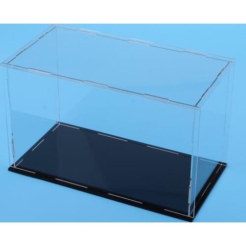 9x5x6'' Transparent Acrylic Display Case Dustproof Assembled Model Show Box