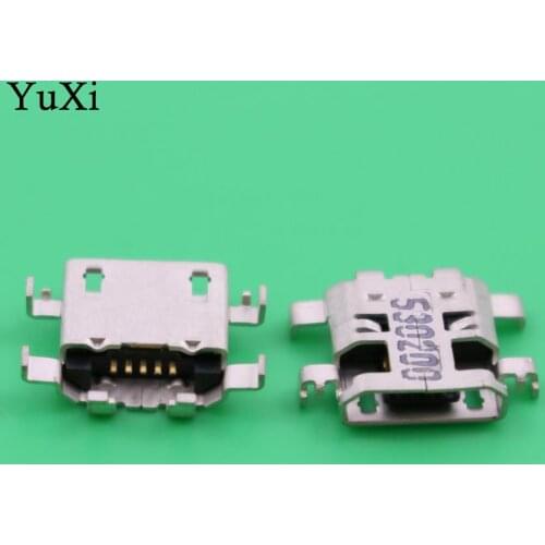 10pcs for sony M2 S50H S50T D2303 D2305/06 for LENOVO A8-50 A5500 charging port socket Micro USB connector Mini usb jack