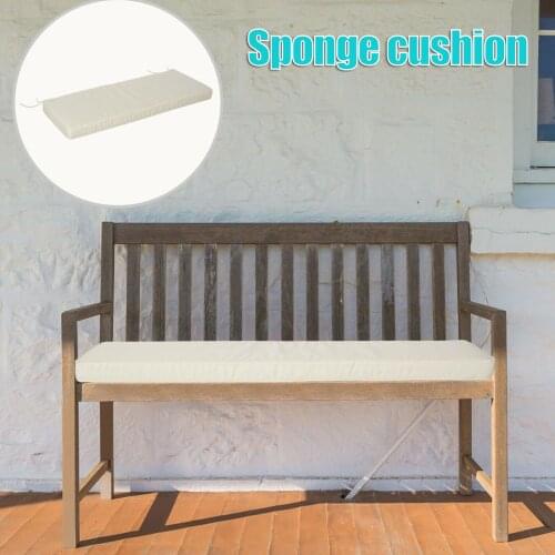 Bench Swing Cushion with Fixation String Rectangular Waterproof Thick Non-Slip Patio Furniture Settee Pad for Outdoor can CSV