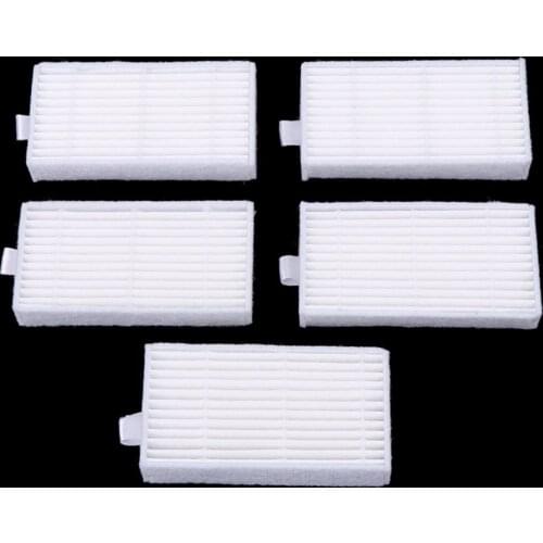 5Pcs Replacement Filters Parts HEPA Cleaner For Cleaning Robot Vacuum Accessory For ECOVACS CR120 CEN540 For Dibea X500 X580