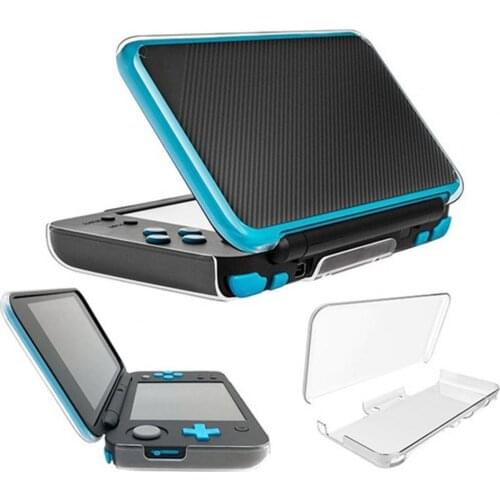 Protective Cover Hard Anti-fall Transparent Gaming Gamepad PC Case Shell for New 2DS XL LL
