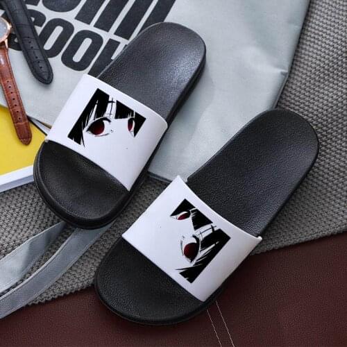Women indoor outdoor slippers Harajuku Avatar Printed Slippers women casual home Slippers Lady flip flops Bathroom Slide