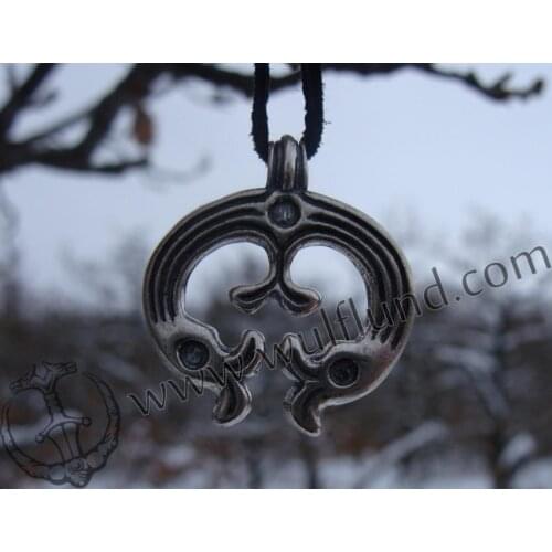 Lanseis10pcs norse Slavic Lunula Womans Necklace LUNULA, viking SLAVIC PENDANT FROM NITRA