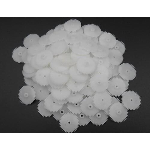 100PCS/LOT 0.5M 40T 2A Plastic Spur Gear 0.5 Modulus T=40 Aperture: 2mm 1.95MM Tight Fitting 40 Teeth 4MMX21MM Gears NEW *FD857