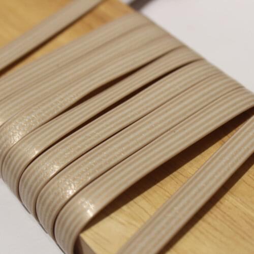 8mm 500g 6 Lines Gradient Flat Synthetic Rattan Material Roll Home Handmade Knit Repair Furniture Chair Seat Table Basket Decor