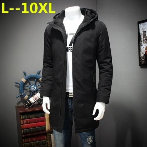 8XL 6XL 5XL Winter 10XL Men Thickening Casual Cotton Outdoors Waterproof Windproof Breathable Coat Parka Plus Size Jacket