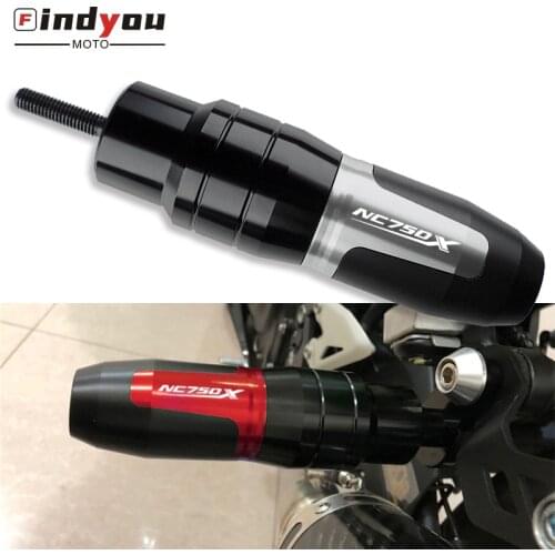 For Honda NC750X NC 750X NC750 X S Motorcycle CNC Accessoires Falling protection Exhaust Slider Crash pad protector with logo