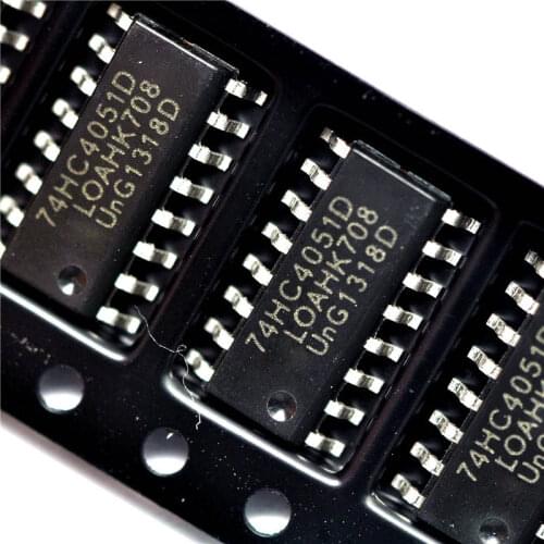 74HC4051D SOP14 74HC4051 SOP SN74HC4051DR SMD chip analog multiplexer demultiplexer SOP new and original IC free shipping