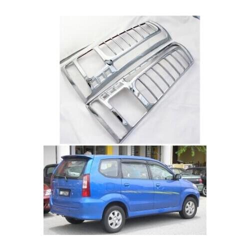 For Toyota F600 F601 AVANZA 2003 2004 2005 2006 20010 2011 High-quality Chrome plated Rear Trunk Lid Cover Trim Car-styling