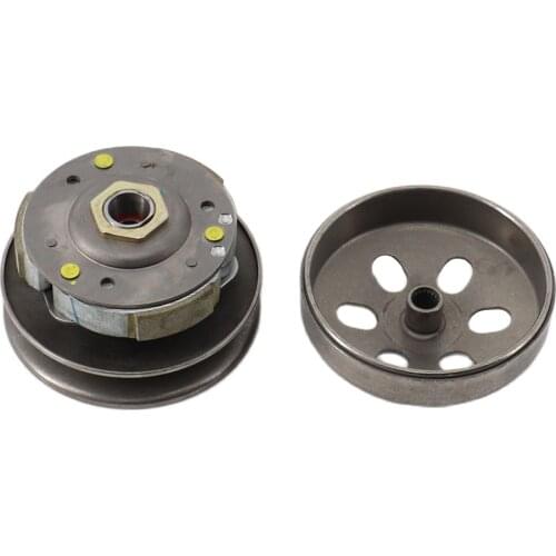 19T 22mm Motorcycle Belt Pulley Driven Wheel Clutch Assembly Cover Component For Honda WH100 GCC100 SCR100 SPACY100 Spare Parts