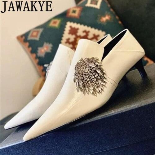Кожаные туфли-лодочки JAWAKYE China At AliExpress